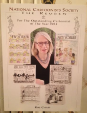 Roz Chast wins the 2015 Reubens Award for Outstanding Cartoonist of the Year